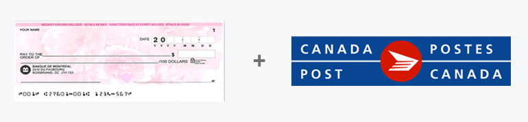 Cheque + Canada Post