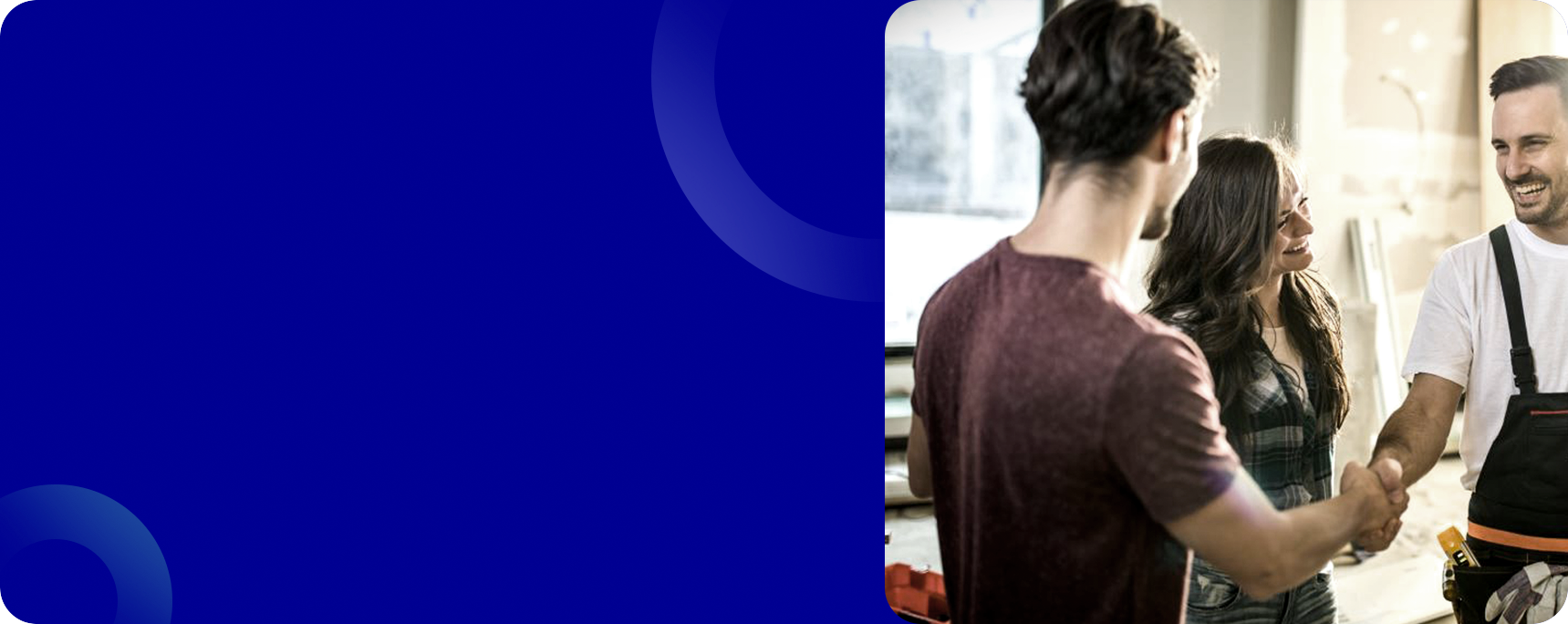 Handshaking contractor and client